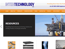 Tablet Screenshot of intertechnology.com
